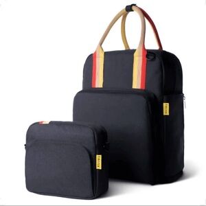 🖤 TernX Diaper Backpack + Pouch & Strap | NWOT | Black